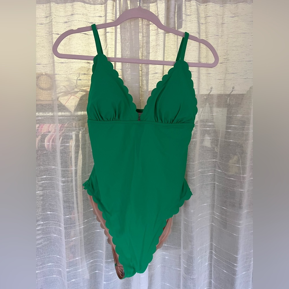 jcrew scalloped one-piece swimsuit